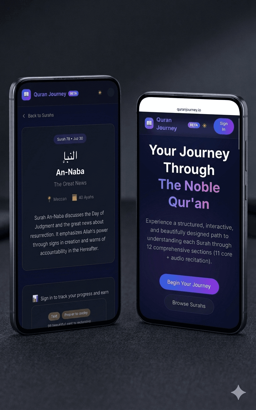 Quran Journey app preview
